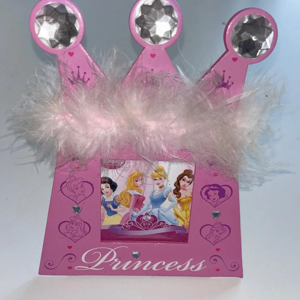 Disney Princess Pink Tiara Photo Frame NWT